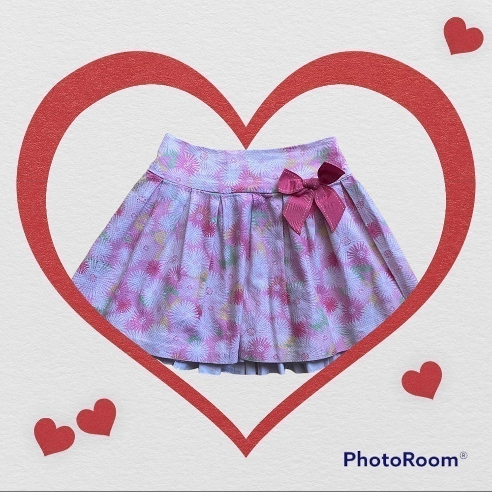 TALBOTS KIDS-GIRLS FLORAL SKIRT